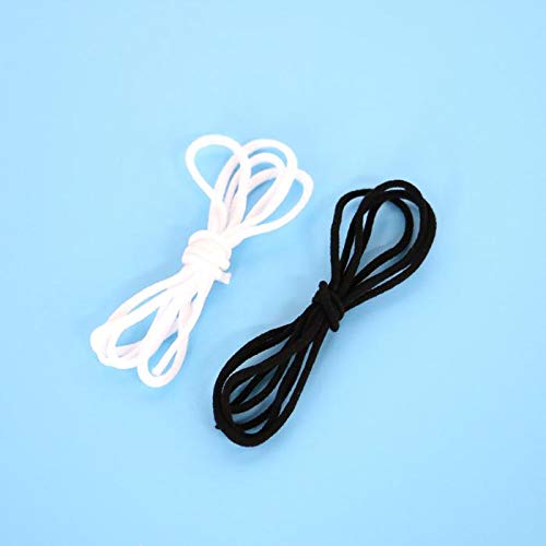 GoldStar Tool Elastic Earloop Cord - 1/8in. x 100 Yards, White Stretchable String for Face Masks, Tents, Sports Equipment | Stitching & Sewing Supplies