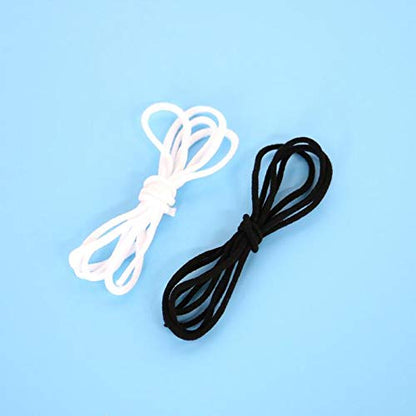 GoldStar Tool Elastic Earloop Cord - 1/8in. x 100 Yards, White Stretchable String for Face Masks, Tents, Sports Equipment | Stitching & Sewing Supplies