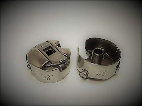 2 BOBBIN CASE(52237) & 10 ALUMINUM BOBBIN FOR JUKI INDUSTRIAL SEWING MACHINE