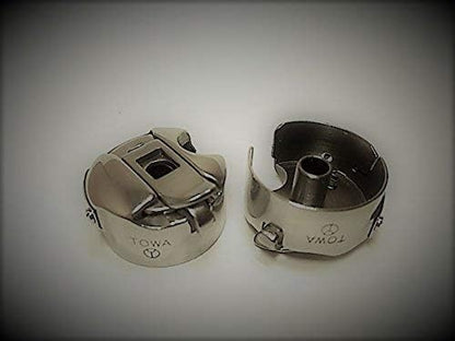 2 BOBBIN CASE(52237) & 10 ALUMINUM BOBBIN FOR JUKI INDUSTRIAL SEWING MACHINE