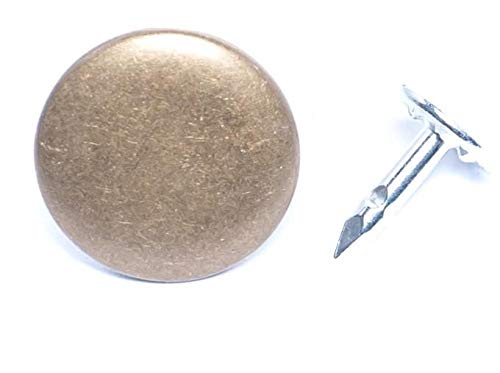 GoldStar Tool Plain Jeans Button Rivets, Dome Shaped, Plain Face Rivets for Fabric, Leather, Upholstery | Apparel Accessories