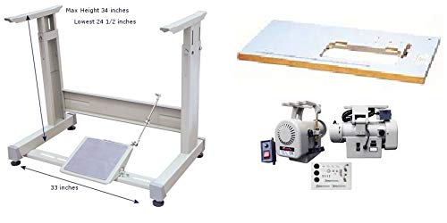 Juki Heavy Material Industrial Straight Stitch Sewing Machine, Table & Servo Motor Assembly Required.