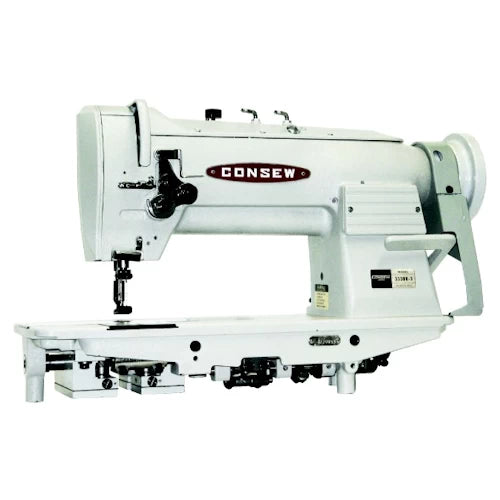 Consew 333RB-3 High-Speed Double Needle Walking Foot Industrial Sewing Machine