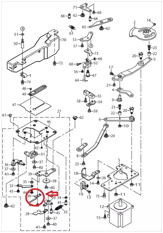BT Puller B - JUKI #400-22322