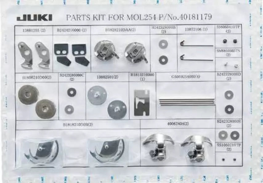Spare Parts Kit - JUKI MOL-254