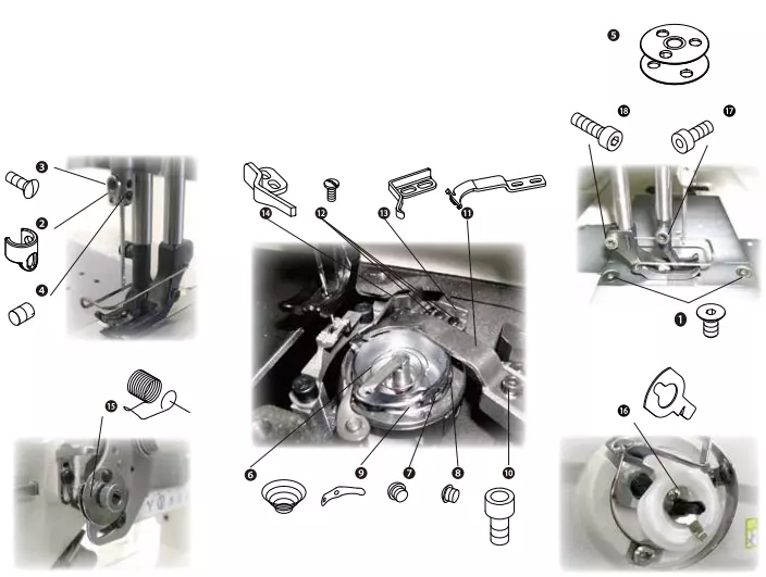 Spare Parts Kit - JUKI LU-2810A-7