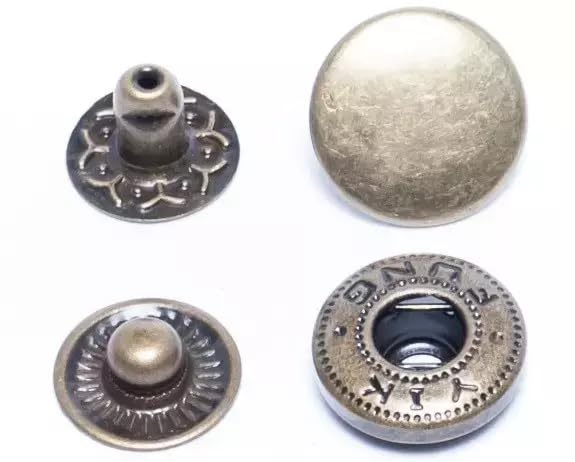 Standard Spring Snaps 803I 20 Ligne, 12.5 mm (1/2") Pack of 100 Pcs
