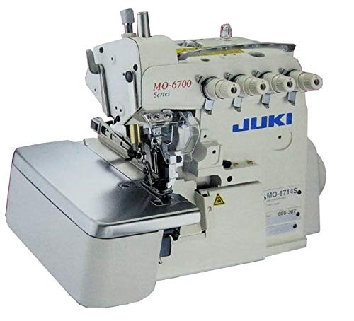 Juki MO-6714 Industrial Serger Overlock Machine 4 Thread Fully Submerged Table,Servo Motor. LED. DIY.