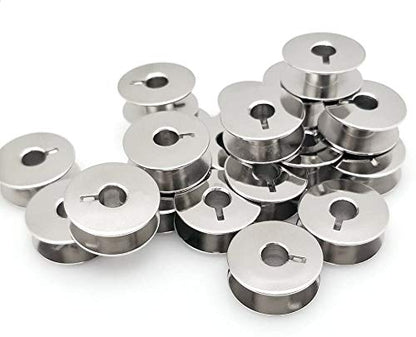 DENALY 10pcs L Metal Bobbins Compatible with Sewing Machine Alphasew Bernina Brother Riccar Baby Lock +More #55623S SA159 H12413002