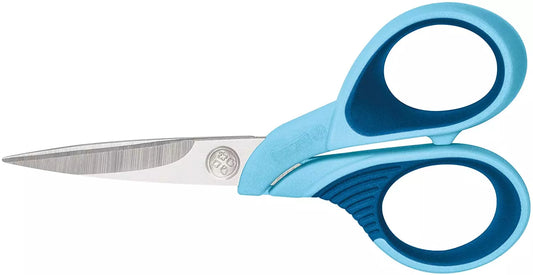 4 1/4" Blue Super Edge Embroidery Scissors - Mundial