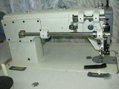 Yamata 5318 walking foot lockstitch sewing machine with Servo Motor+Table.Assembly required.DIY