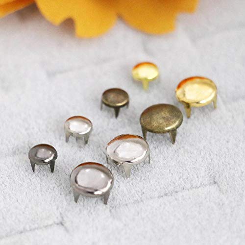 GoldStar Tool Prong Rivets Dome Shaped Rivets for Fabric | Leathercraft Supplies