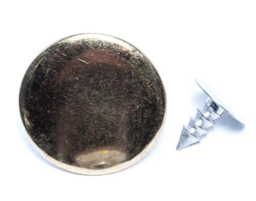 GoldStar Tool Plain Jeans Button Rivets, Dome Shaped, Plain Face Rivets for Fabric, Leather, Upholstery | Apparel Accessories