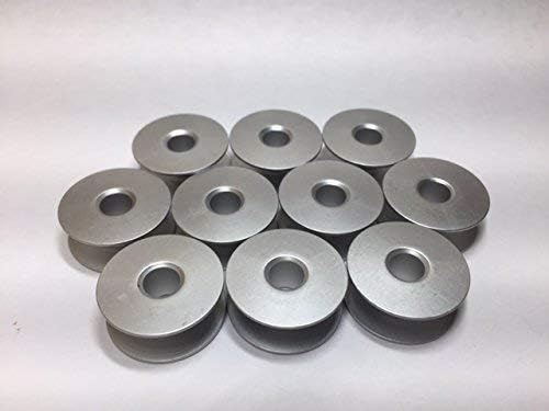2 BOBBIN CASE(52237) & 10 ALUMINUM BOBBIN FOR JUKI INDUSTRIAL SEWING MACHINE