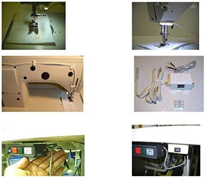 Yamata 5318 walking foot lockstitch sewing machine with Servo Motor+Table.Assembly required.DIY