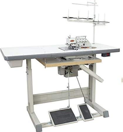 Juki MO-6714 Industrial Serger Overlock Machine 4 Thread Fully Submerged Table,Servo Motor. LED. DIY.