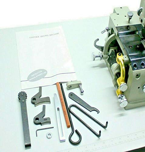 Consew DCS-S4 Skiving Machine – Professional Edge Skiving Tool for Industrial and Home Use – Skiver with Servo Motor and LED Lamp – Ideal for Leather, Vinyl, Upholstery