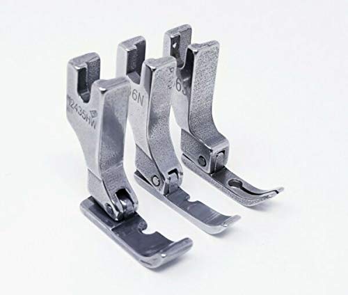 MACOSKI Supplies for 3 Piece Left Cording WELTING Zipper Foot Set fits JUKI DDL5550 DIY for Sewing Machines Accessories