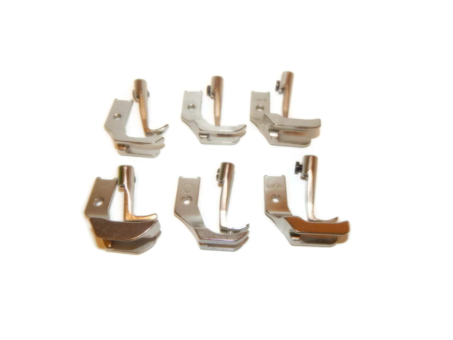 JUKI Sewing Machine DNU 1541 WELTING Piping Walking Foot Set - 6 Sets