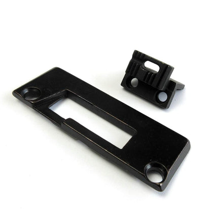 evernice Binding Needle Plate & Feed Dog for Singer 111W Mitsubishi Du-102