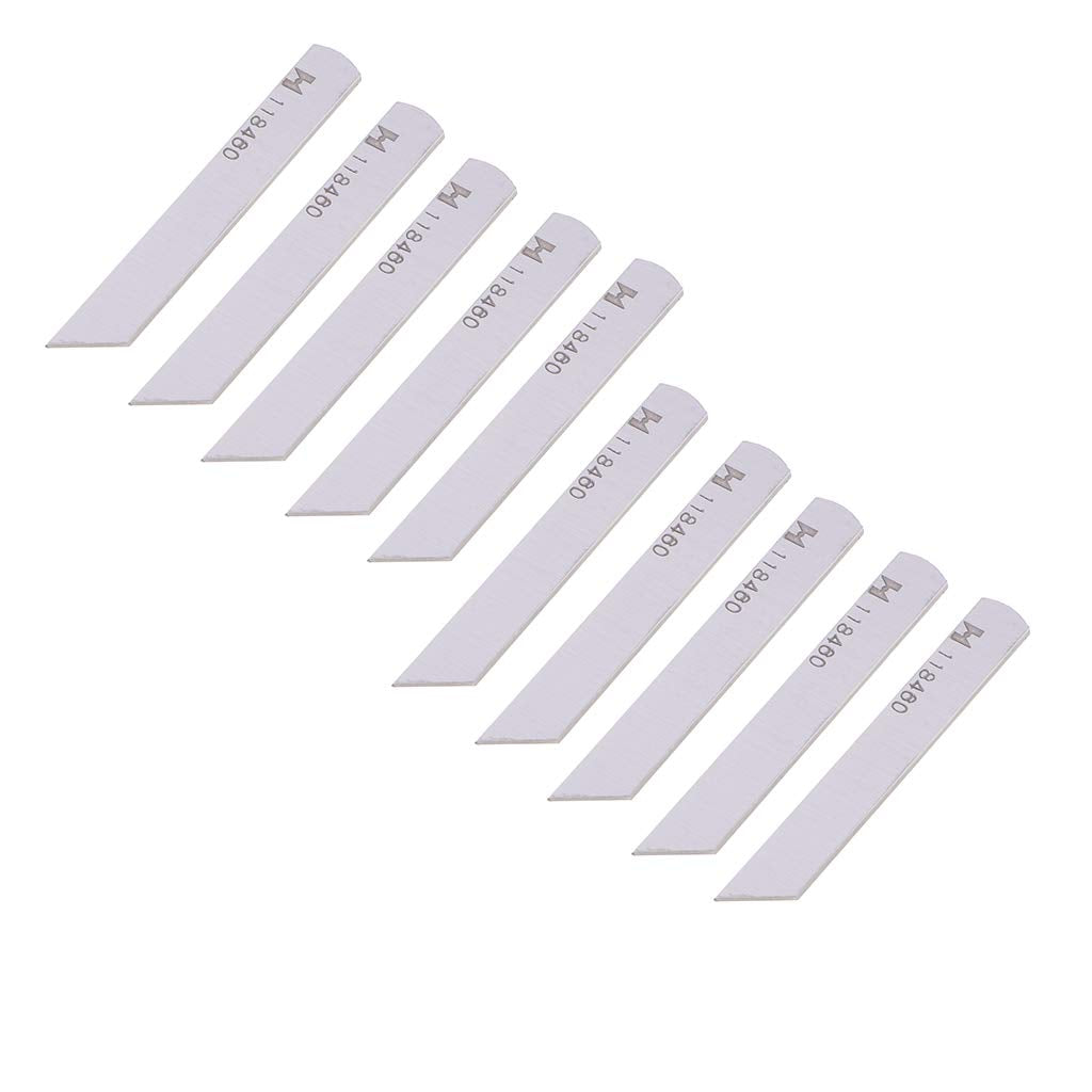 Baosity 10Pieces Lower Knife 118-46003 for Industrial Overlock Machines Spare Part