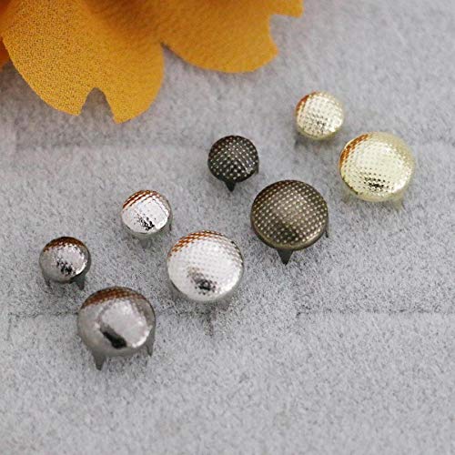 GoldStar Tool Prong Rivets Grid Rivets for Leather, Fabric, Upholstery | Craft Supplies (Bronze, 6MM (Set of 100))
