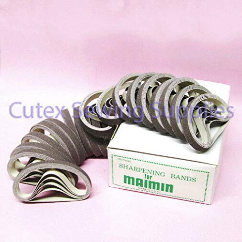 Super Sewing Supplies for Sharpening Bands for Maimin Cutting Machines #1452 Fine Grit - 100 Pack