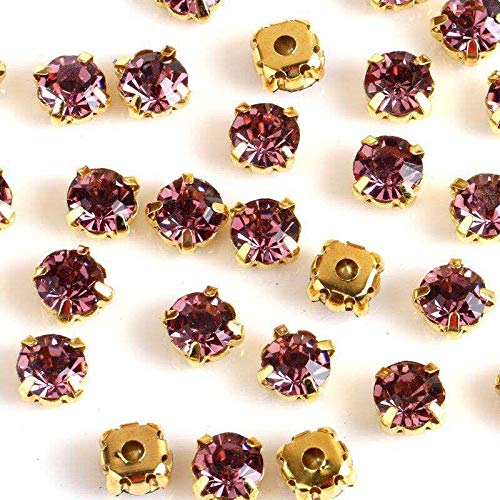 GoldStar Tool Sew on Rhinestones Chrystal, Prong Rivet for Handbags, Shoes, Garments | Sewing Supplies