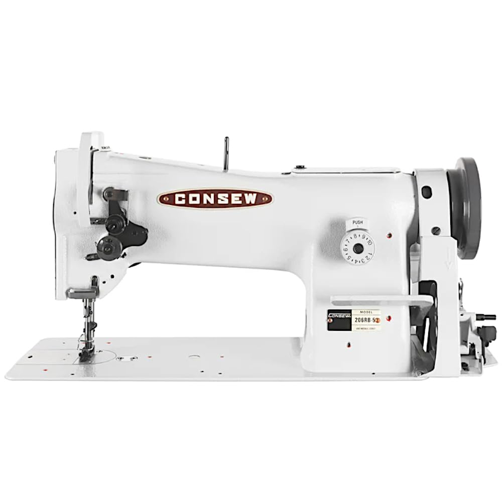 Consew 206RB-5 Single Needle Compound Feed Walking Foot Lockstitch Industrial Sewing Machine Head