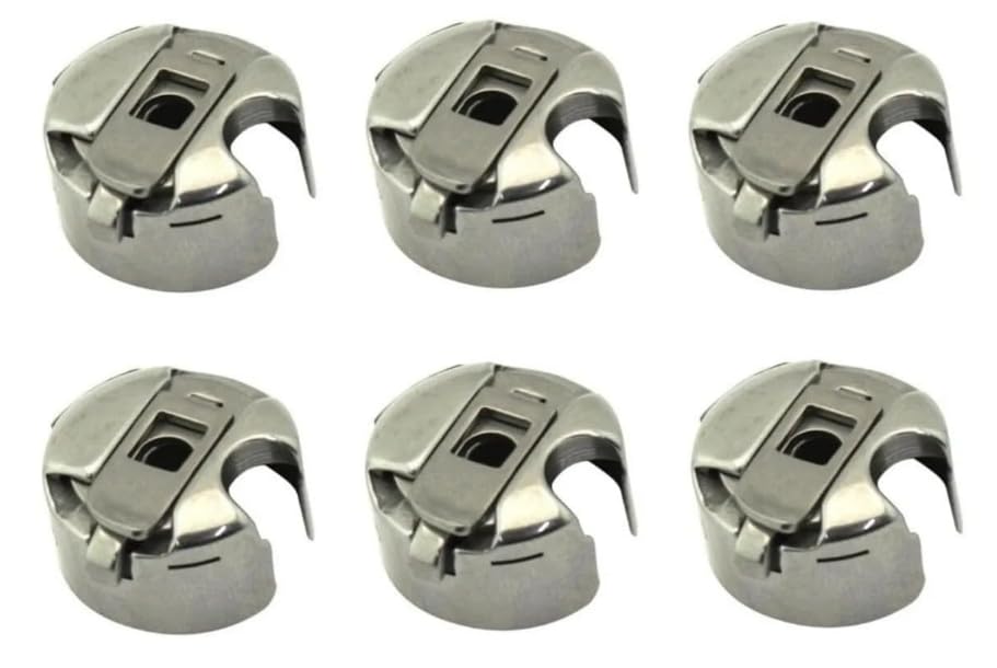 6 Pk. Juki Genuine Bobbin Case for DDL-5550-6, DDL-8700-7, DDL-9000B, DDL-9000C, JU-11038759-6PK