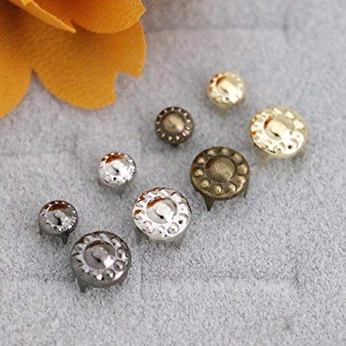 GoldStar Tool Prong RivetsFloral Design Rivets for Fabric | Leathercraft Supplies