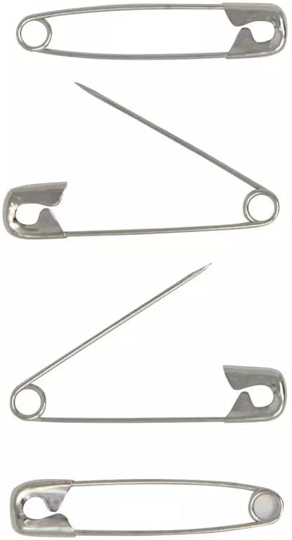 Supreme Safety Pins - Nickel Plated Steel Safety Pins Size #3 10 Gross