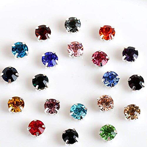 GoldStar Tool Sew on Rhinestones Chrystal, Prong Rivet for Handbags, Shoes, Garments | Sewing Supplies