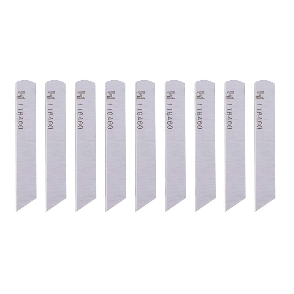 Baosity 10Pieces Lower Knife 118-46003 for Industrial Overlock Machines Spare Part