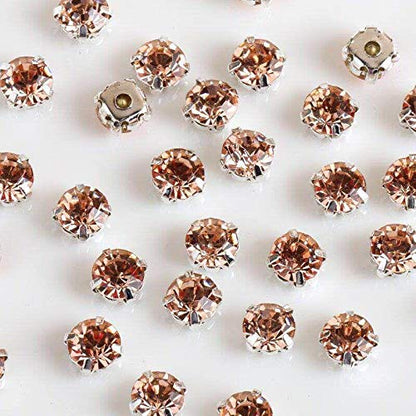 GoldStar Tool Sew on Rhinestones Chrystal, Prong Rivet for Handbags, Shoes, Garments | Sewing Supplies