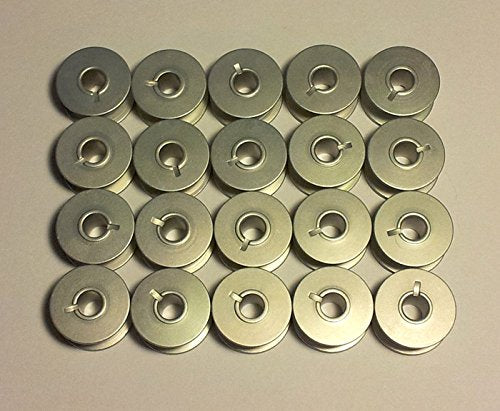 Singer Class 15-30 Aluminum Bobbins 20-pack 2996a