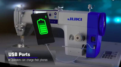 Juki DDL-8000A Direct-drive, Lockstitch USB Voice Thread Trimmer, Table