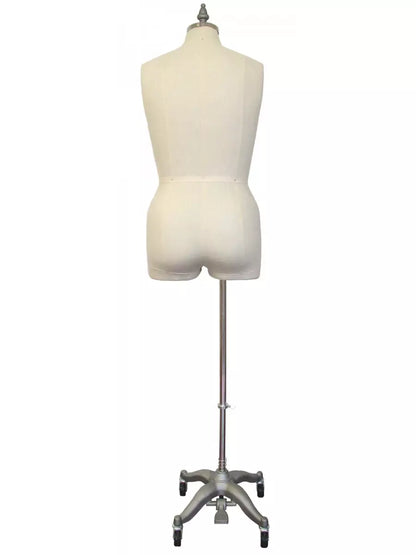 Industry Grade Women Plus Size Half Body Dress Form with Legs and Collapsible Shoulder #PGM-601LA