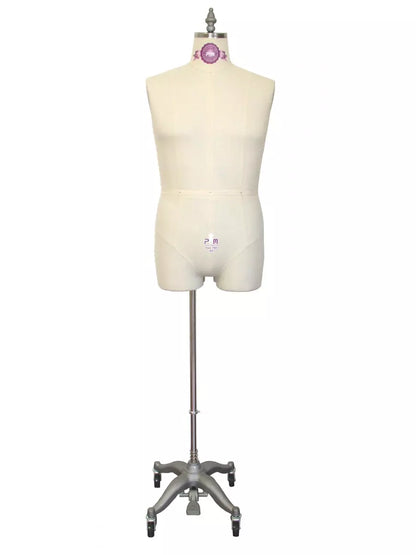 Industry Grade Mature Men Half Body Dress Form with Legs #PGM-607A