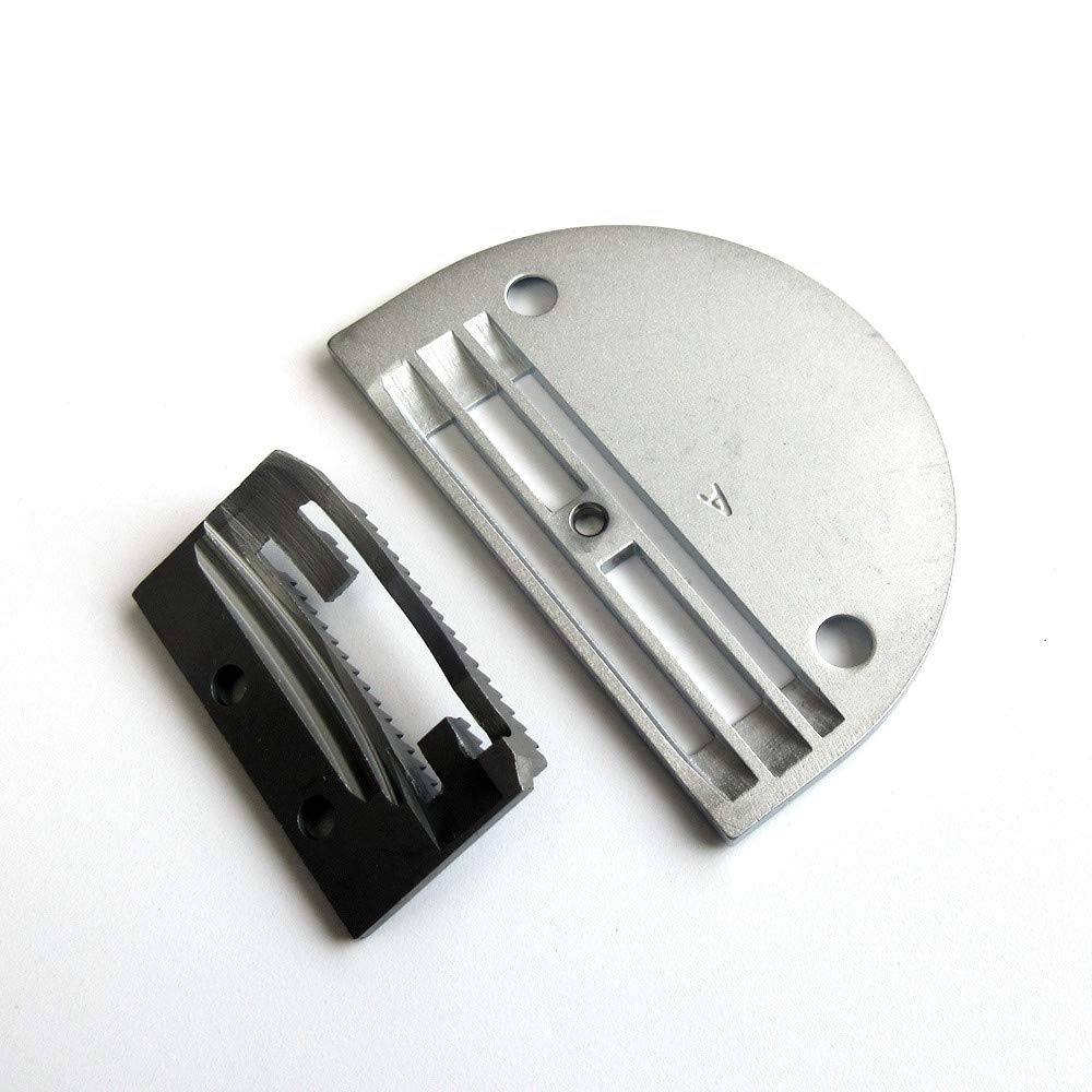 EverNice Heavy Sewing Feed Dog + Throat Plate for Juki DDL-555 Single Needle Sewing Machine #114-03003 #114-00801
