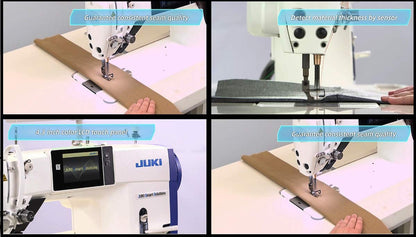 JukiIKonix DDL9000C-FMS Full Digital Tension, Pressure, Foot Lift, Trimmers, BackTack, Needle Pos, Stitch Length, Feed Height, Direct Drive,Control Box,Table