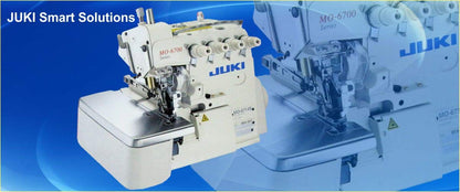 Juki MO-6714 Industrial Serger Overlock Machine 4 Thread Fully Submerged Table,Servo Motor. LED. DIY.