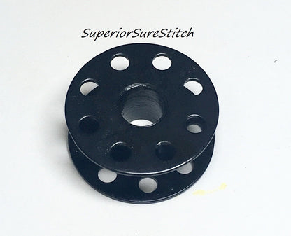 SuperiorSureStitch Industrial Single Needle Sewing Machine Bobbin Case No Back-Lash #52237NBL & 6 Bobbins #270010 Set for Juki, Consew, Singer, Brother