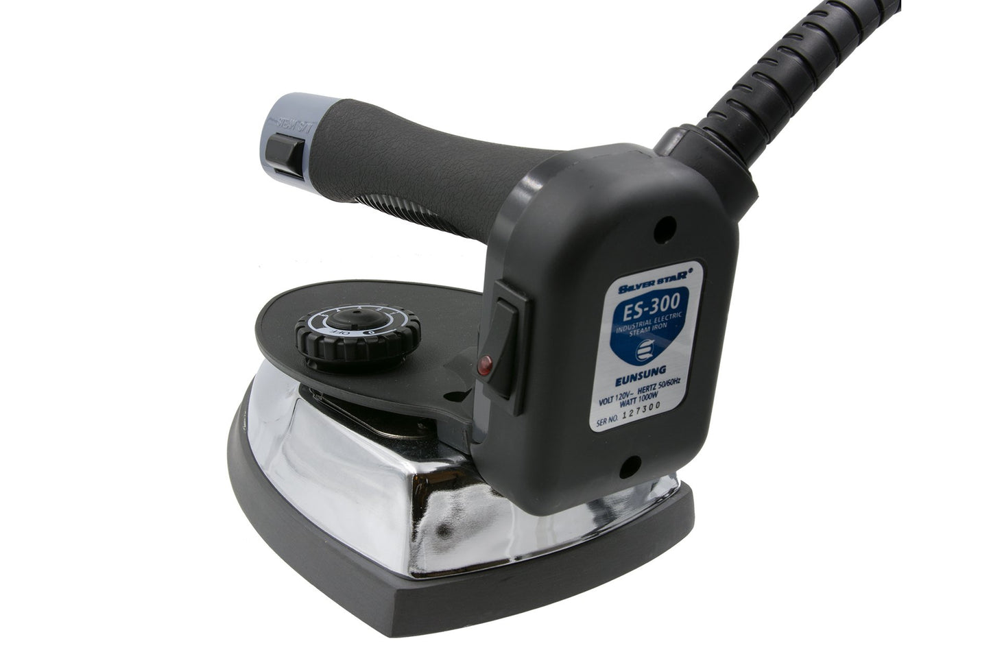 Gravity- Feed Steam Iron ~ Silver star ES-300