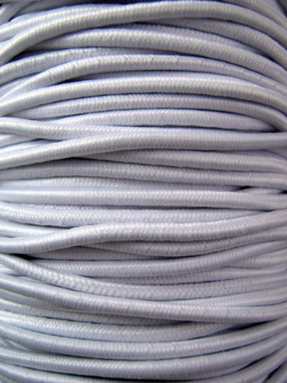CHENGYIDA 1 Full Roll(55 Yards) White Round Elastic Cord Rope Craft DIY - 3mm
