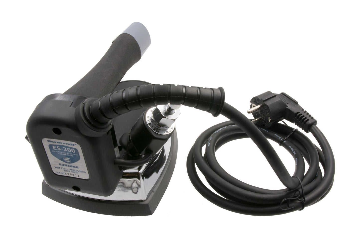 Gravity- Feed Steam Iron ~ Silver star ES-300