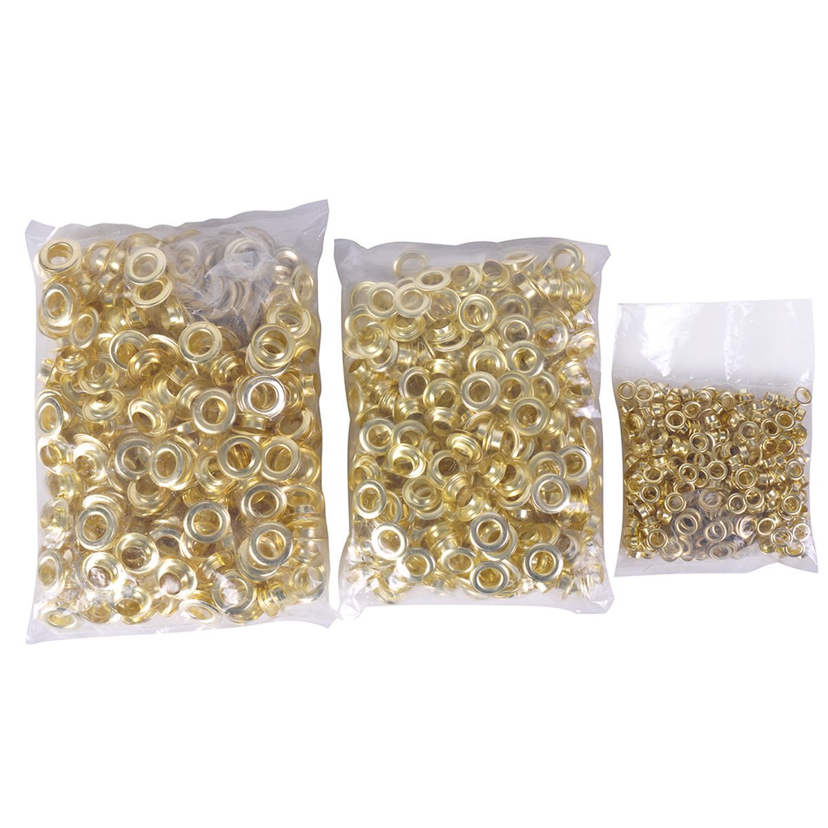 New Grommet Machine 3 Die (#0 #2 #4) & 900 Grommets Eyelet Hand Press Tool