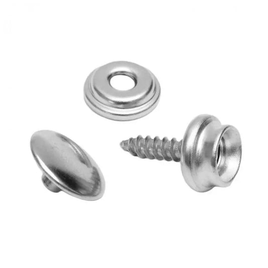 Nickel Cloth-to-Surface "Gypsy" Snap Fastener