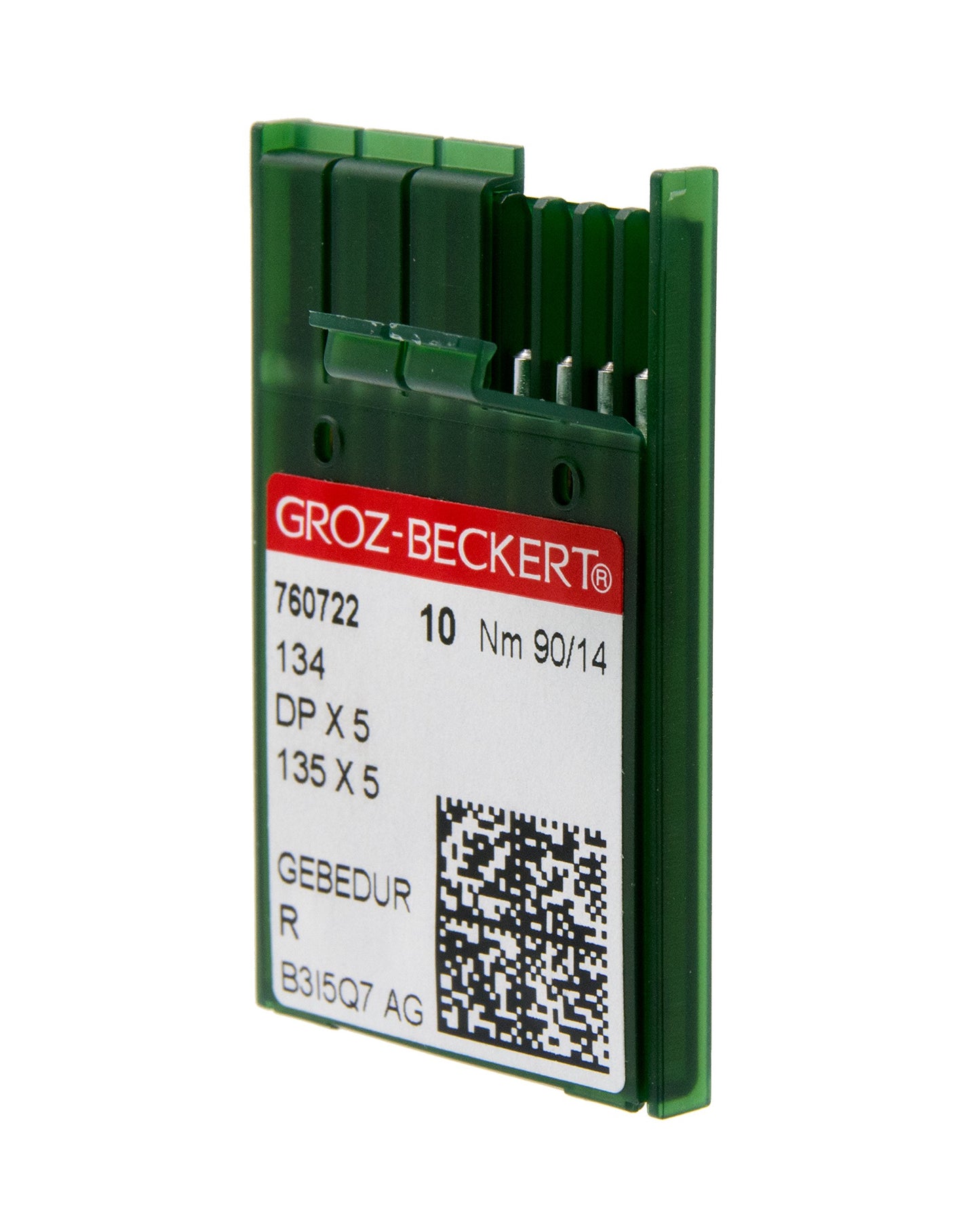 100 GROZ-BECKERT GEBEDUR 134 MR / 135X5 MR Titanium Quilting Machine Needles (MR 3.0 (90/14))