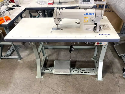 JUKI DDL-8700-7 Single Needle Drop Feed Automatic Industrial Sewing Machine With Table and Servo Motor